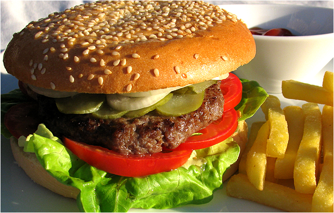 Бургер с бараниной Бургер с бараниной