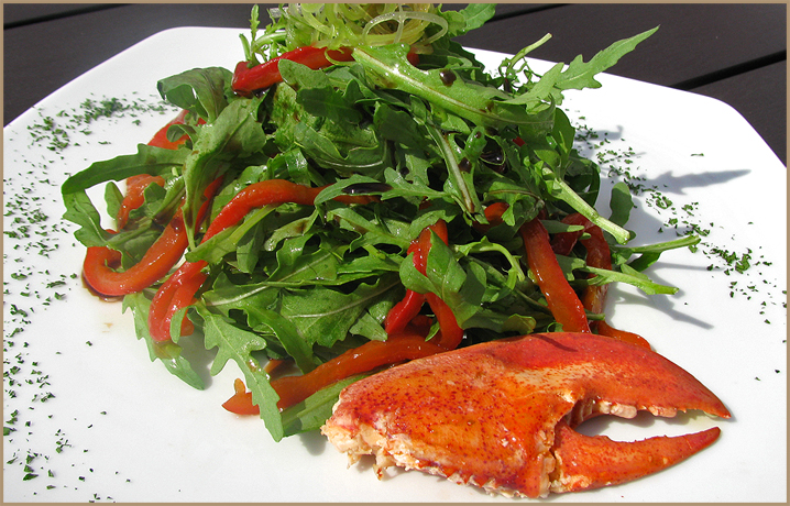 Салат с лобстером Салат с лобстером