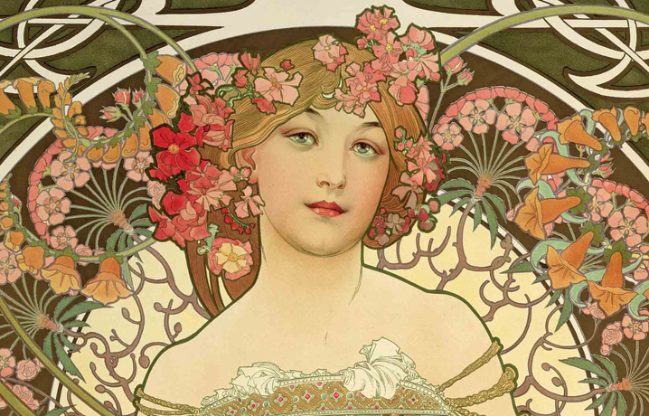 Альфонс Муха. Мечтательность. 1897 Альфонс Муха