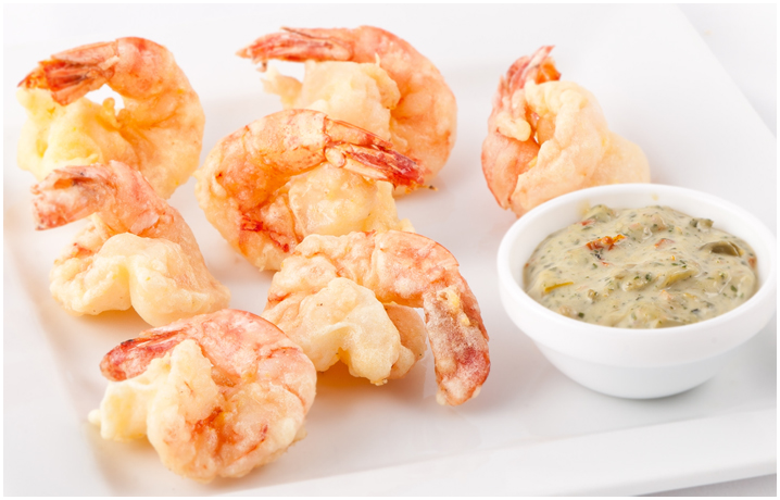 Креветки в кляре Креветки в кляре