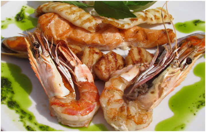 Морепродукты Гриль Морепродукты Гриль